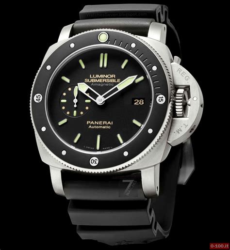 panerai titanium submersible|panerai luminor submersible reviews.